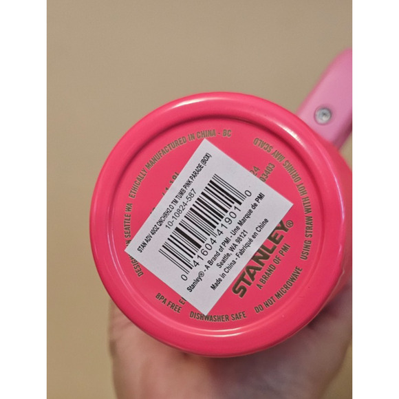 Stanley 40 oz. PINK PARADE Tumbler H2.0 FlowState Limited Edition Authentic - Picture 4 of 4